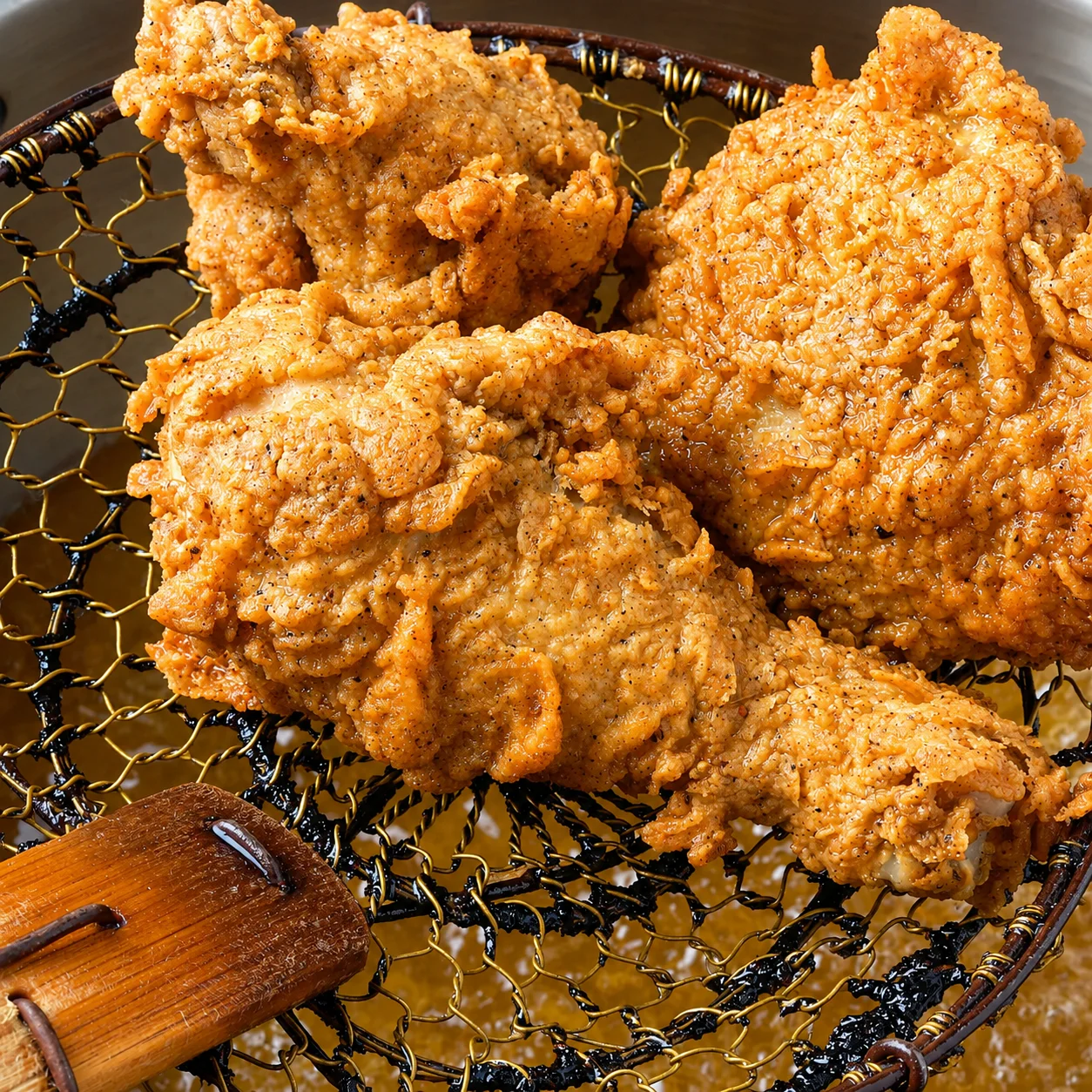 Fried chicken combo at The Grumpy Chicken in downtown Winnipeg, MB
